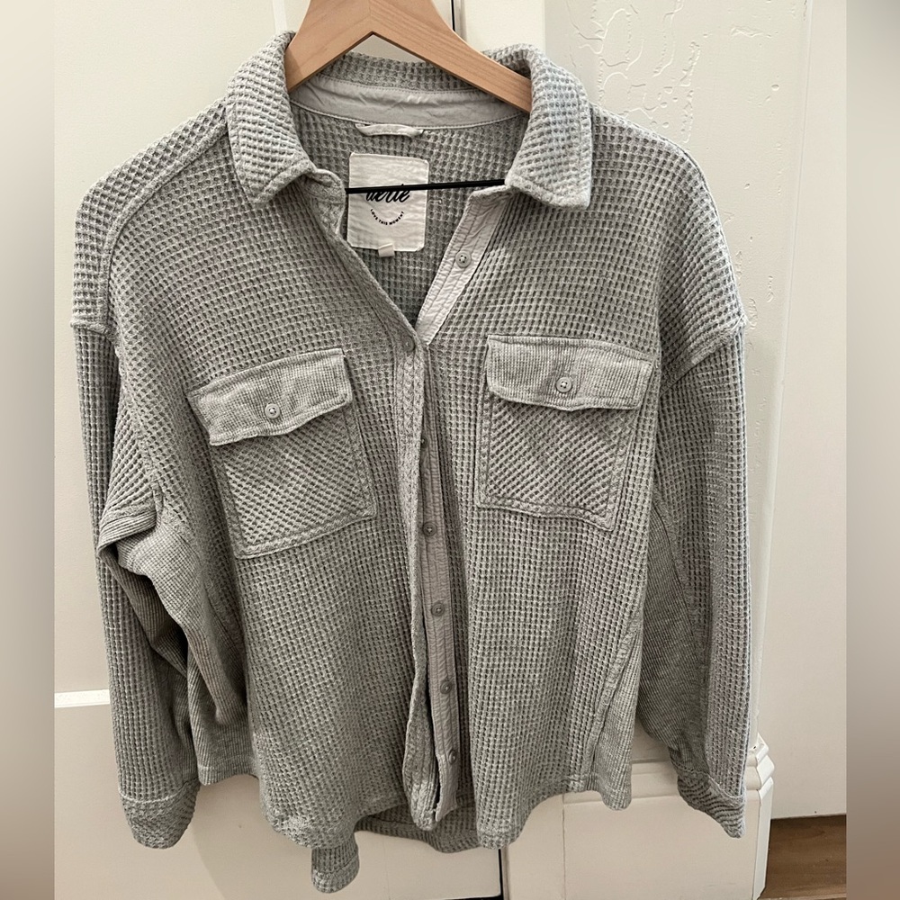 Aerie LumberJane Waffle shirt
